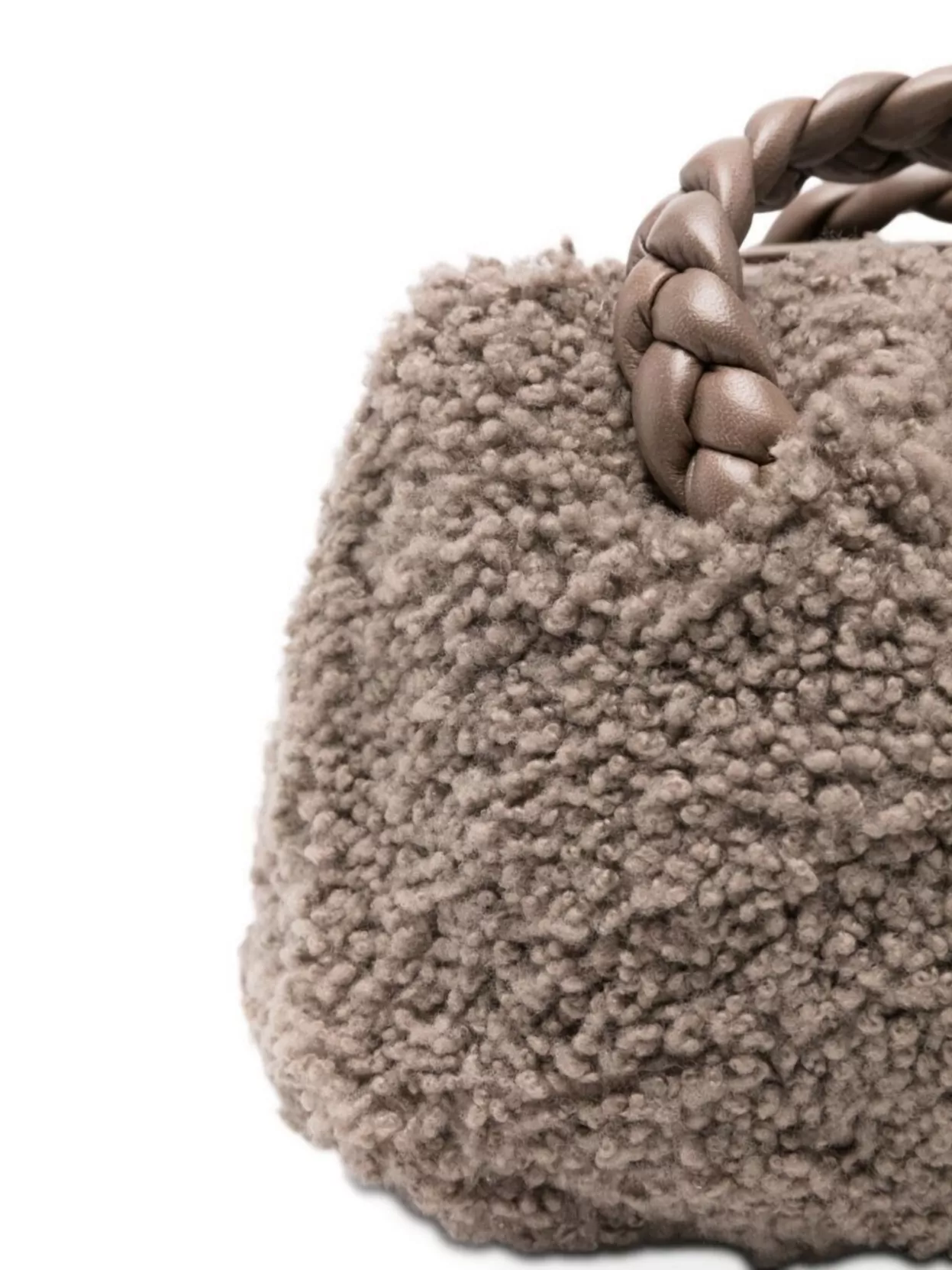 Hereu Mini Bag With Braided Handles And Top Handle