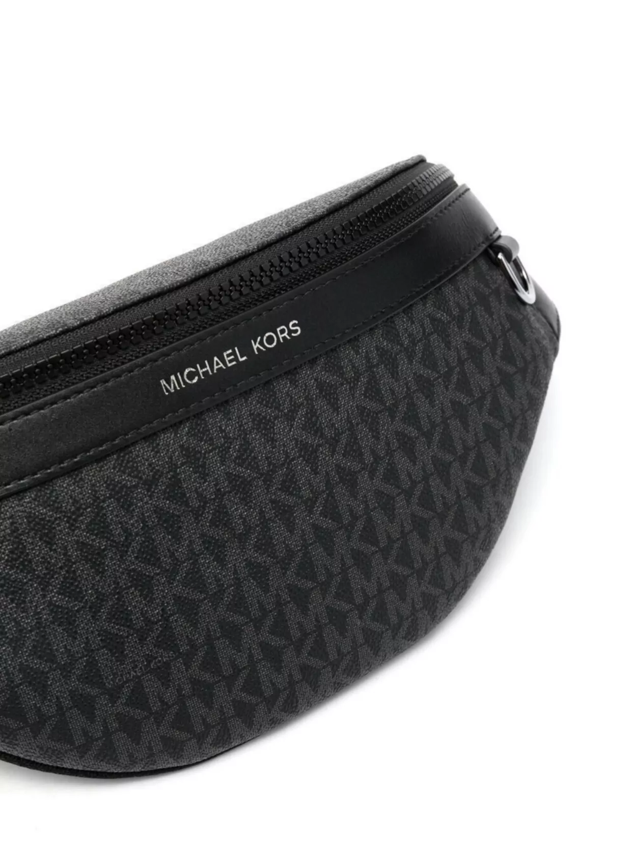 Michael Kors Monogram Pattern Belt Bag With Adjustable Strap