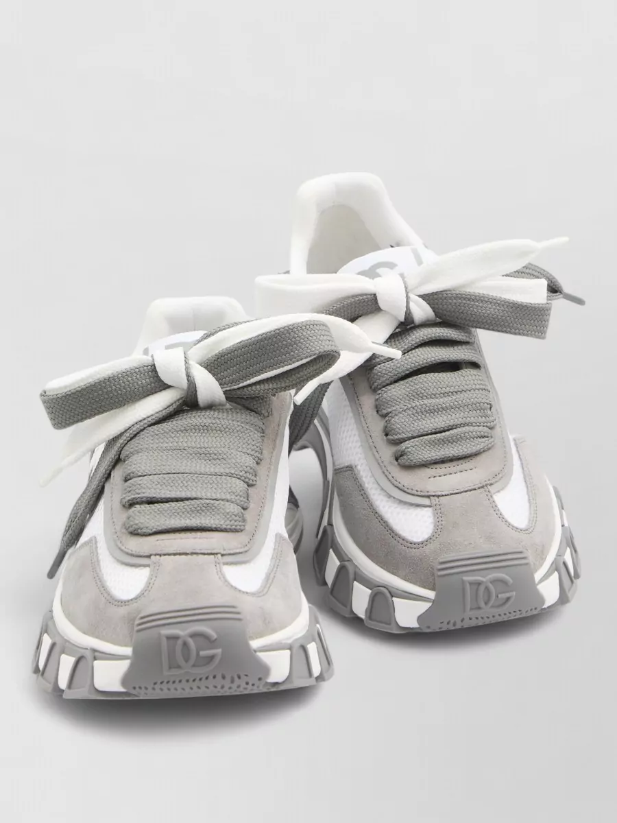 Dolce&Gabbana Leather Country Road Low-Top Sneakers