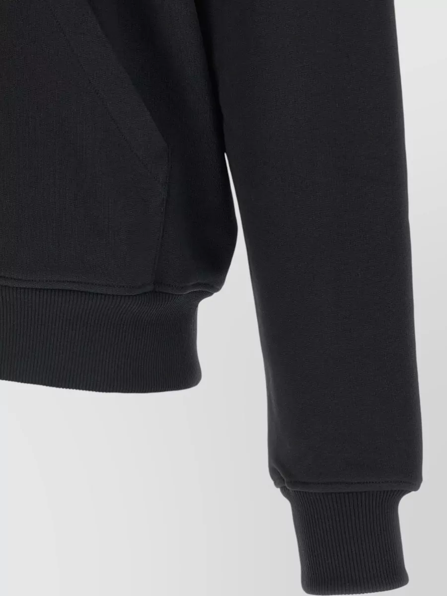 Ami Paris Cotton Zip-Up Hoodie