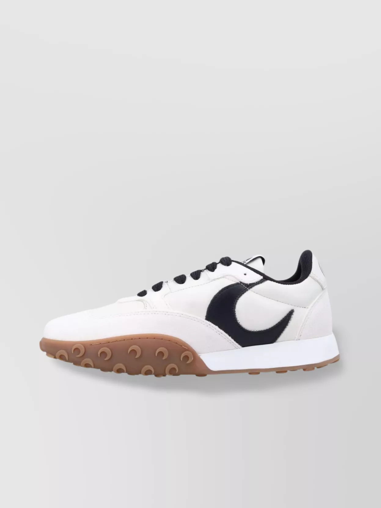 Marine Serre Wave Pattern Leather Sneaker