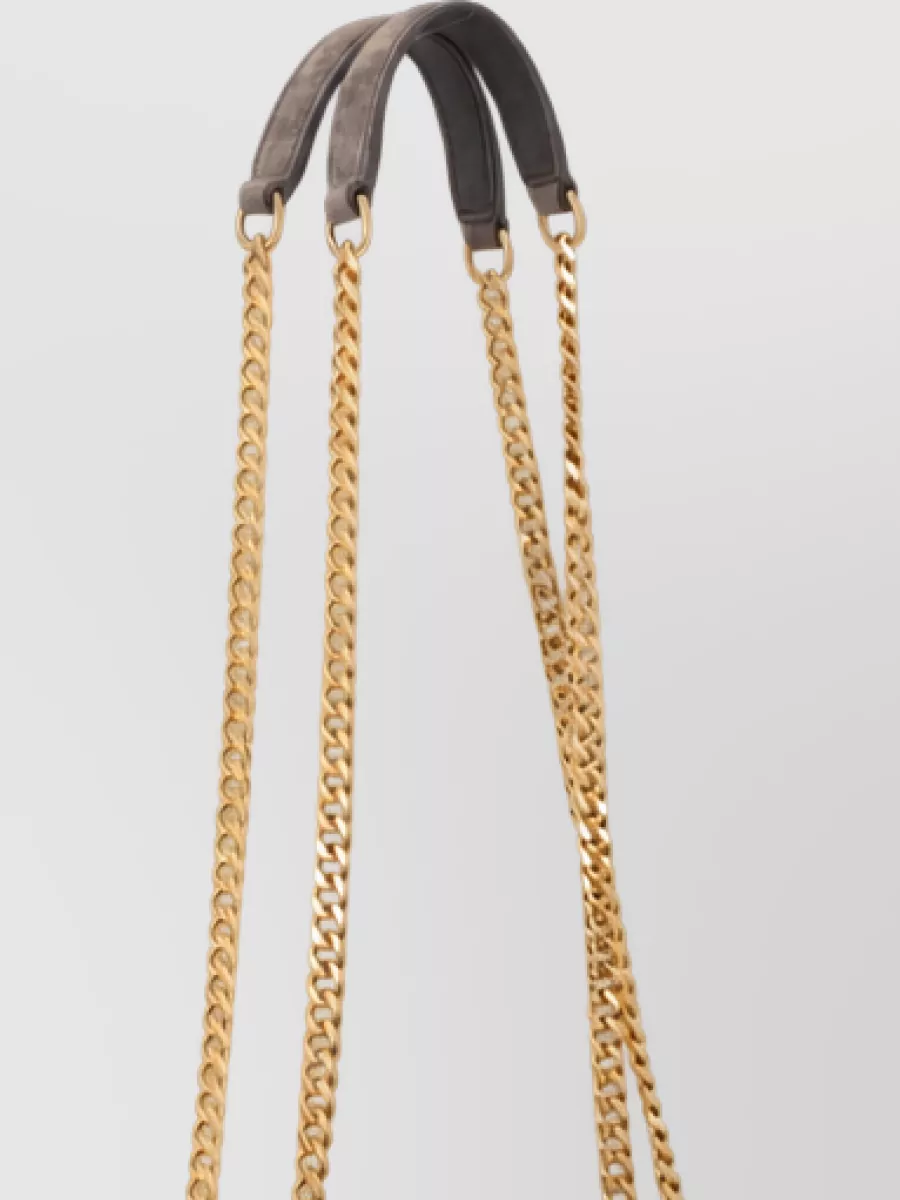 Saint Laurent Calfskin Leather Clutch Bag