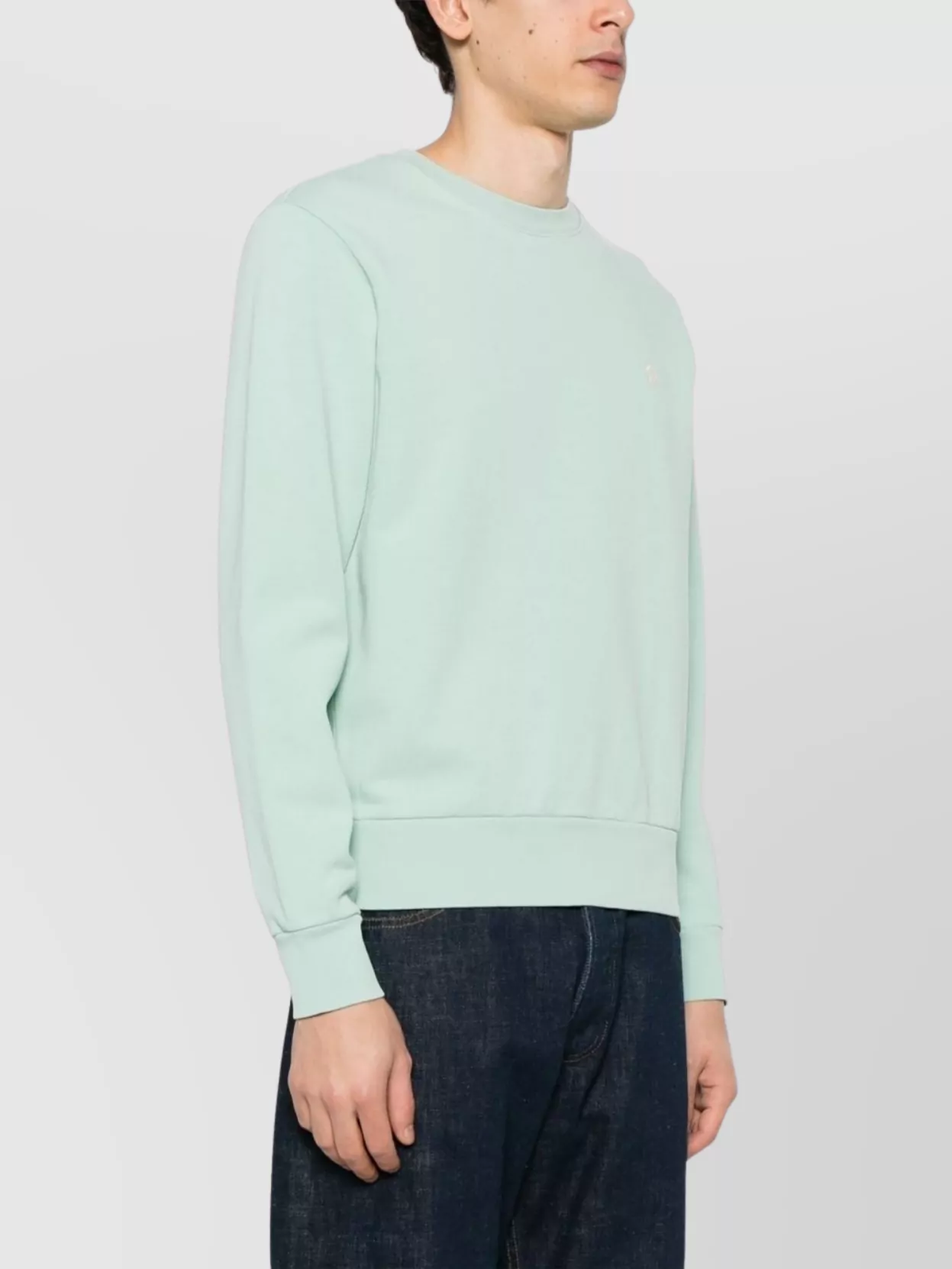 Polo Ralph Lauren Ribbed Crew Neck Cotton Sweatshirt