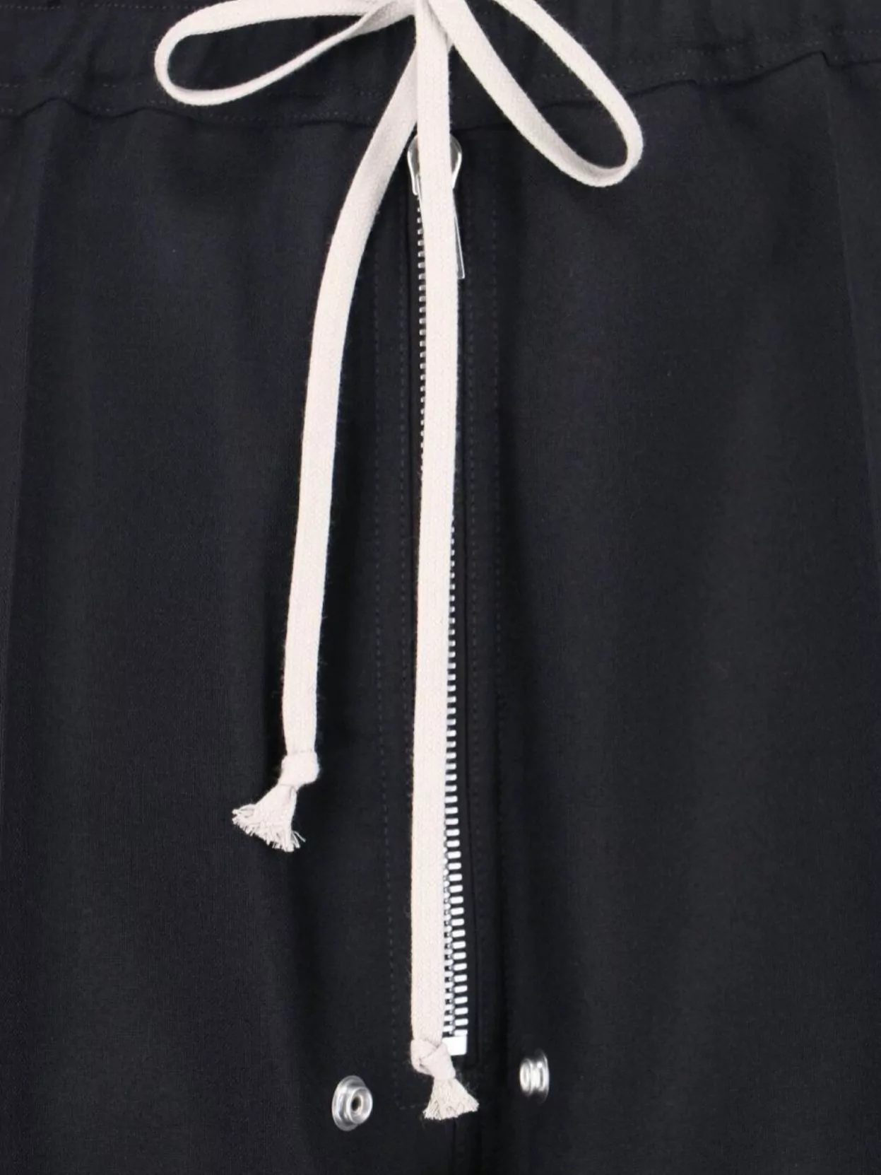 Rick Owens Straight Leg Trousers Eyelet Accents In Multi