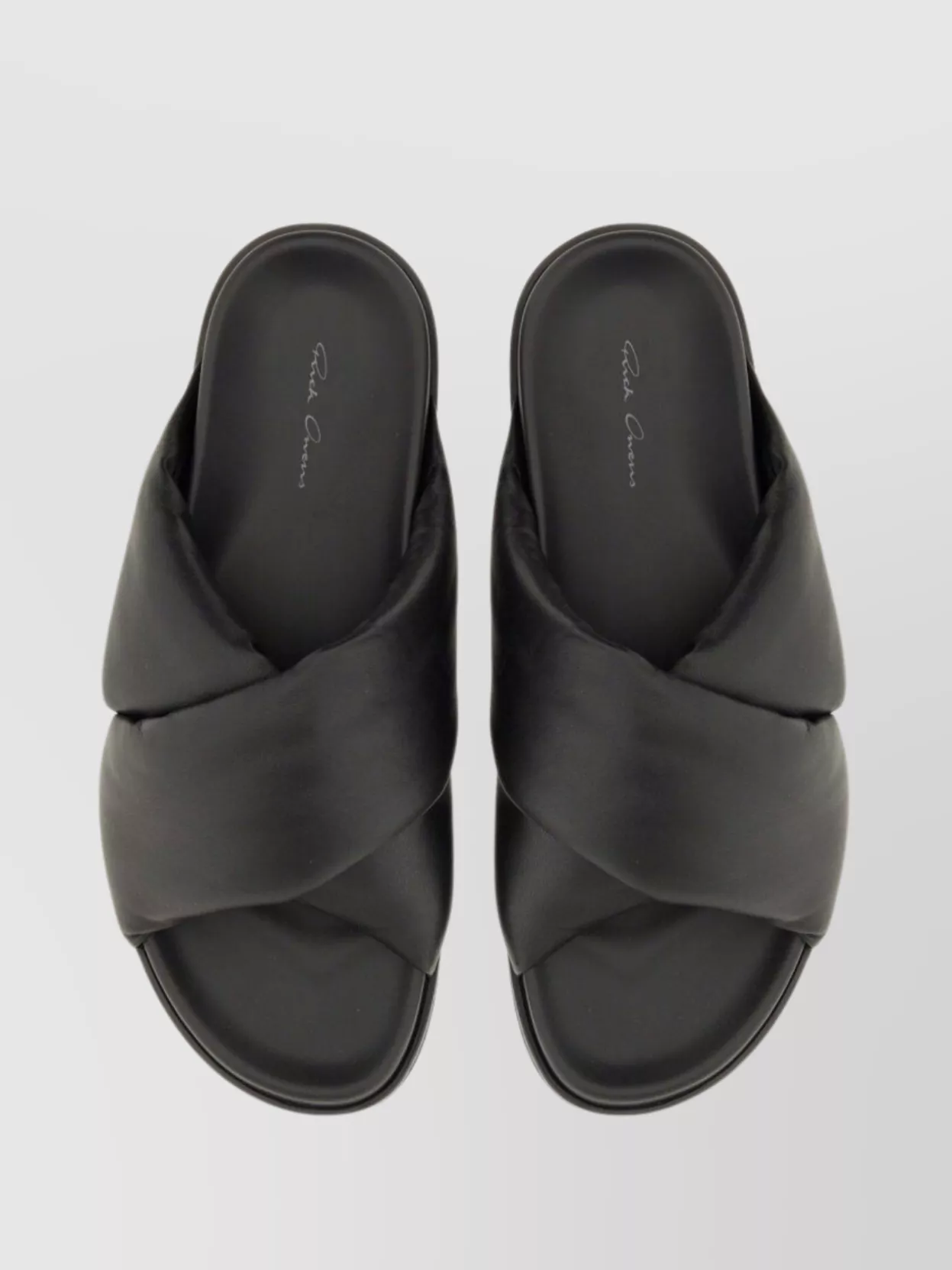 Rick Owens Slide Sandal In Leather