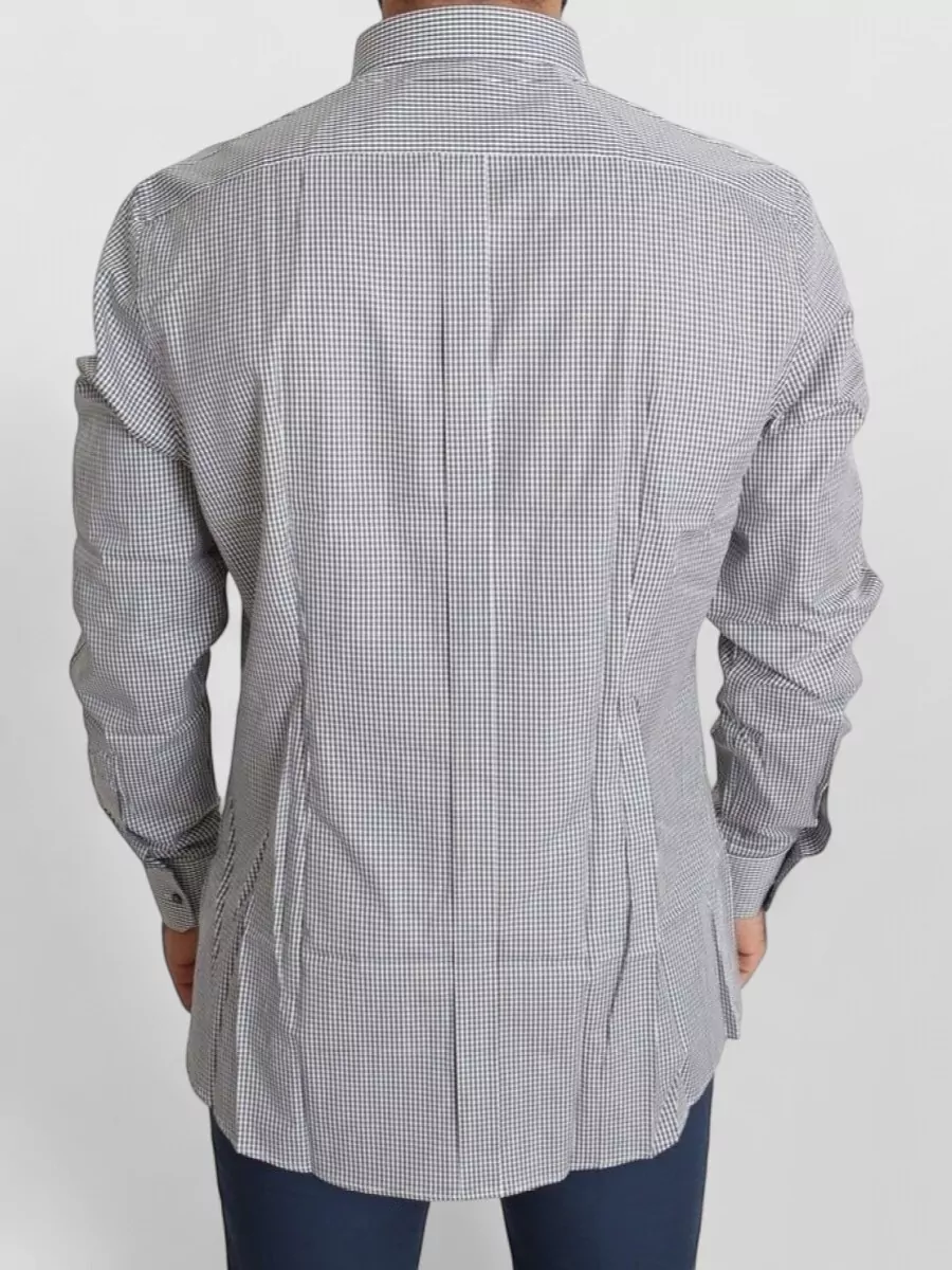 Dolce&Gabbana Cotton Checked Dress Shirt
