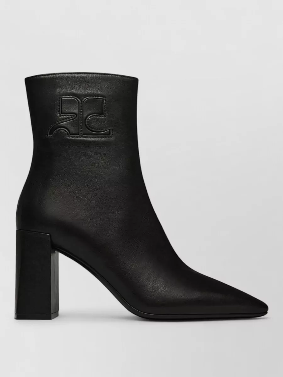 Courrèges leather ankle boots
