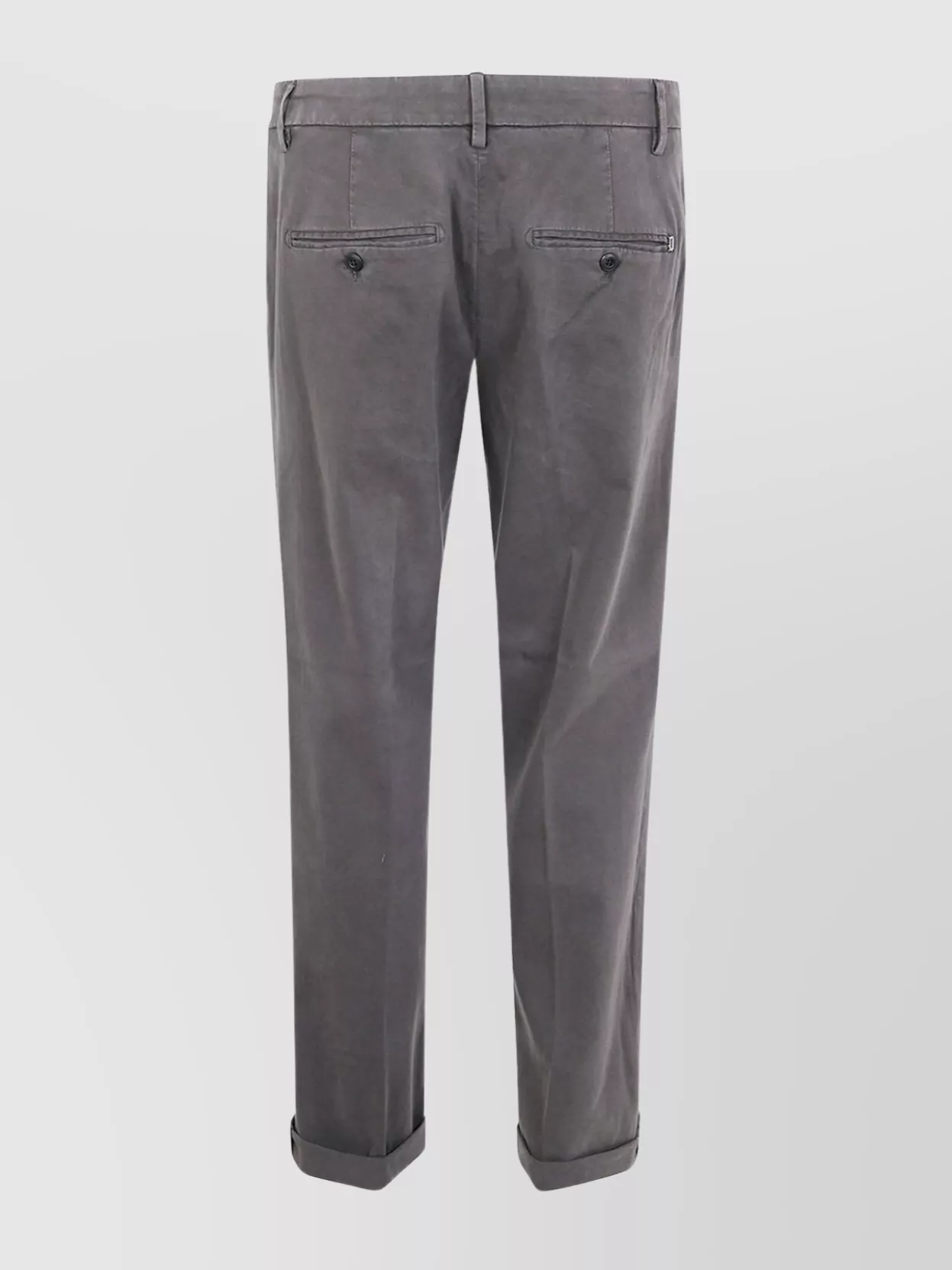 Dondup Gaubert Relax Trousers Cuffed Hem In Gold