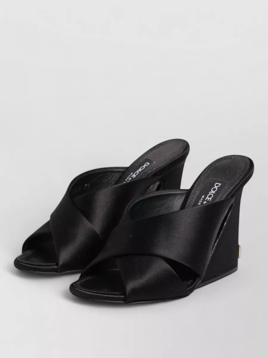 Dolce&Gabbana silk high-heel mules