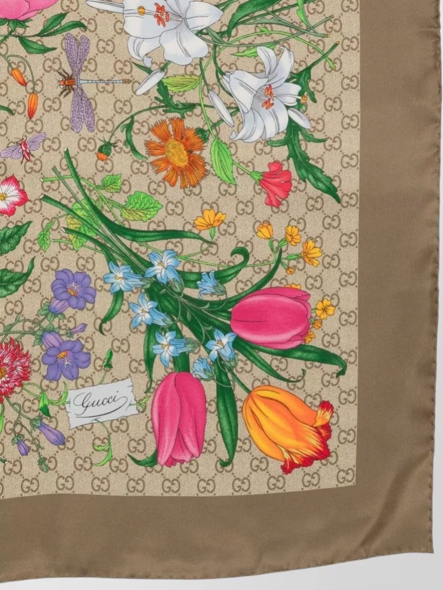 Gucci Silk Printed Scarf