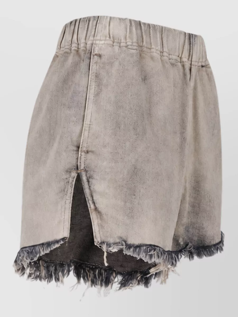 Rick Owens Straight Cotton Short Shorts