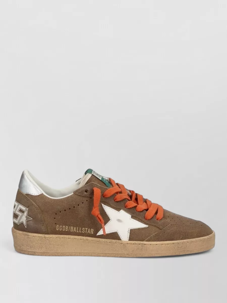 Golden Goose Suede Sneakers Star Patch Rubber Sole