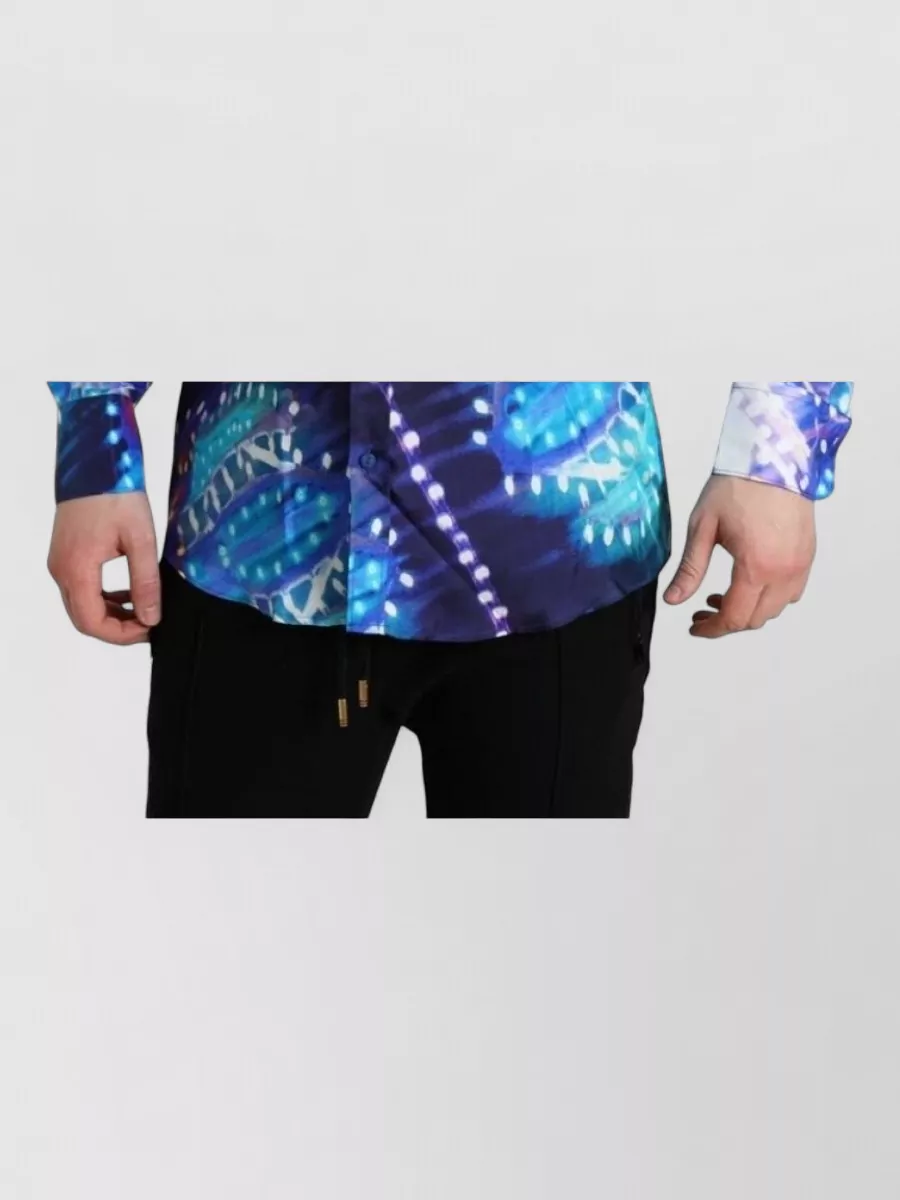 Dolce&Gabbana Silk printed slim-fit shirt