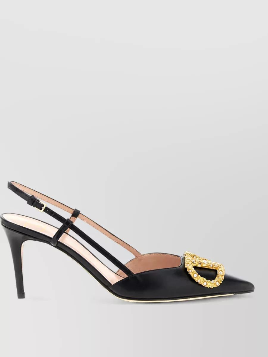 Valentino Garavani Leather Slingback Pumps