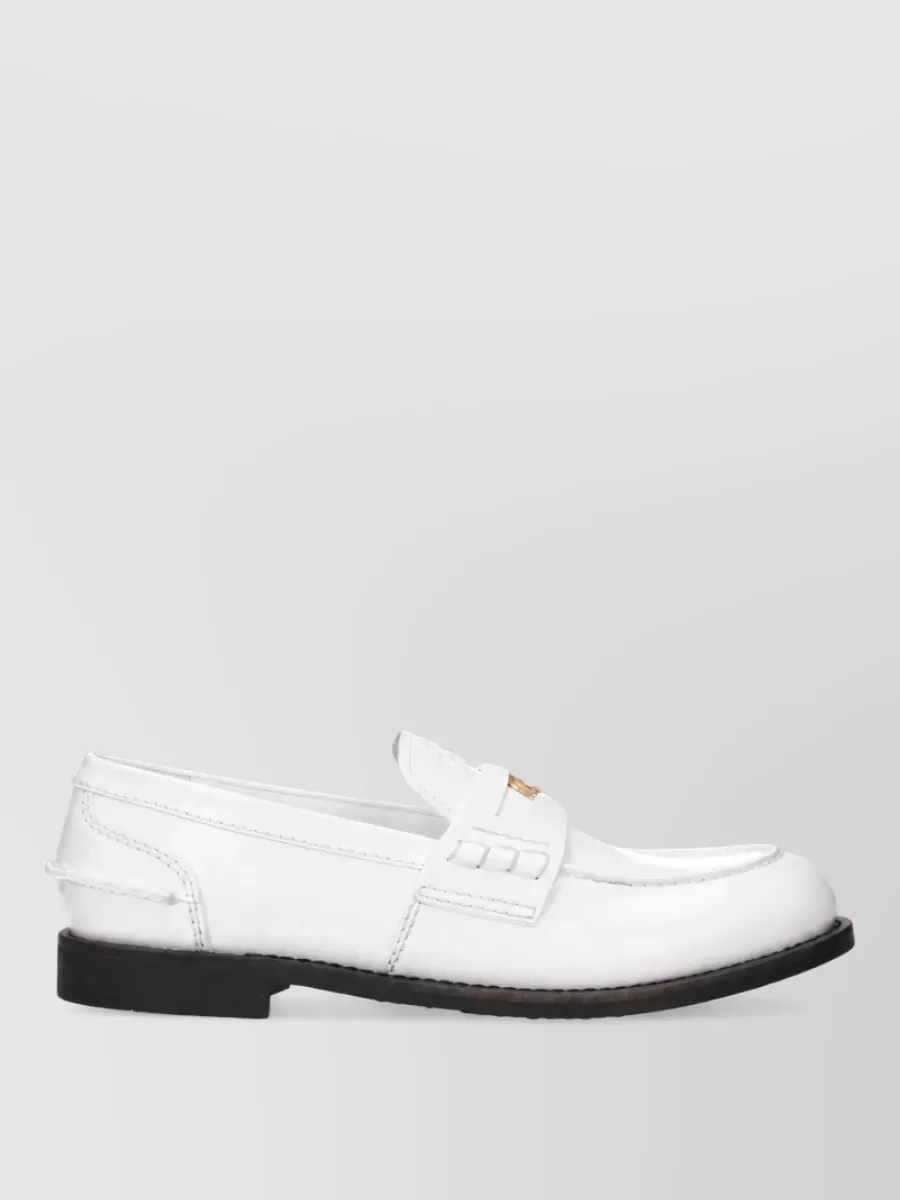 Miu Miu Leather Loafers