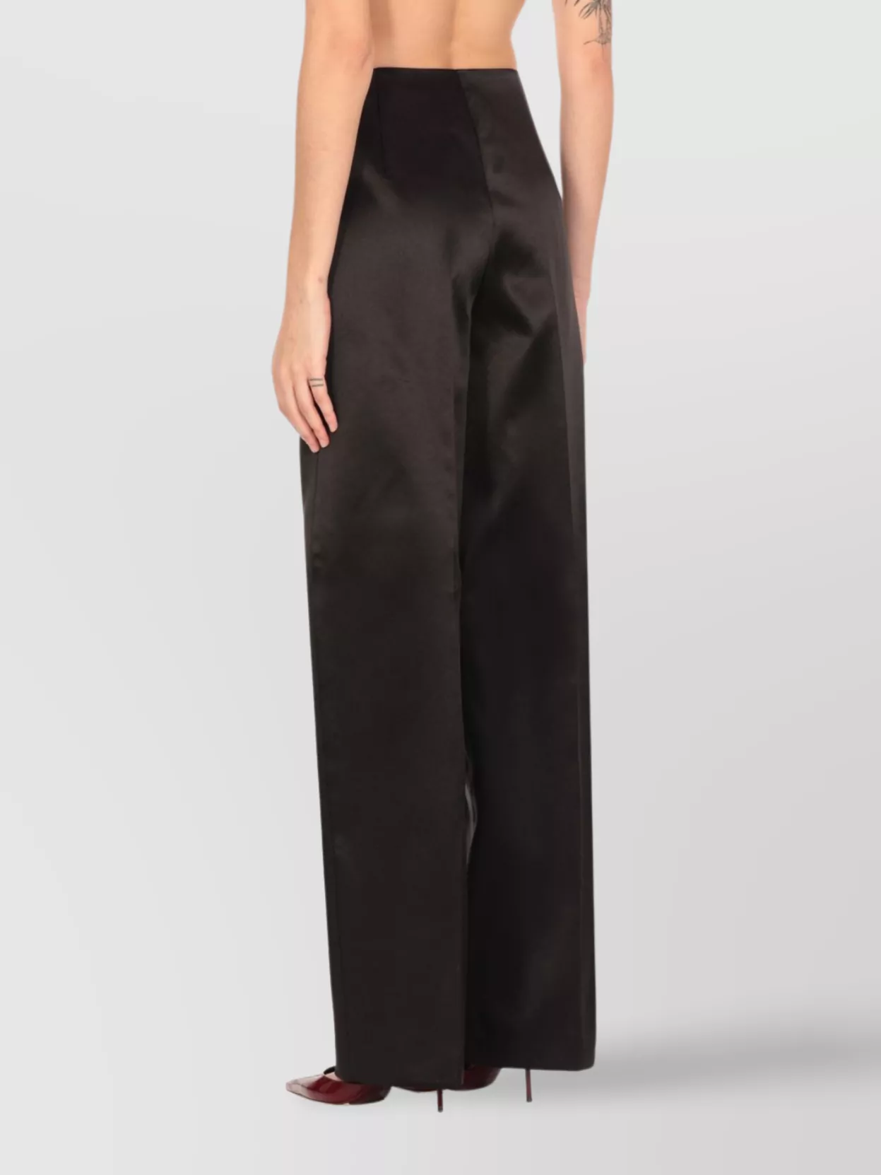 Philosophy Straight Leg Trousers Button Detailing