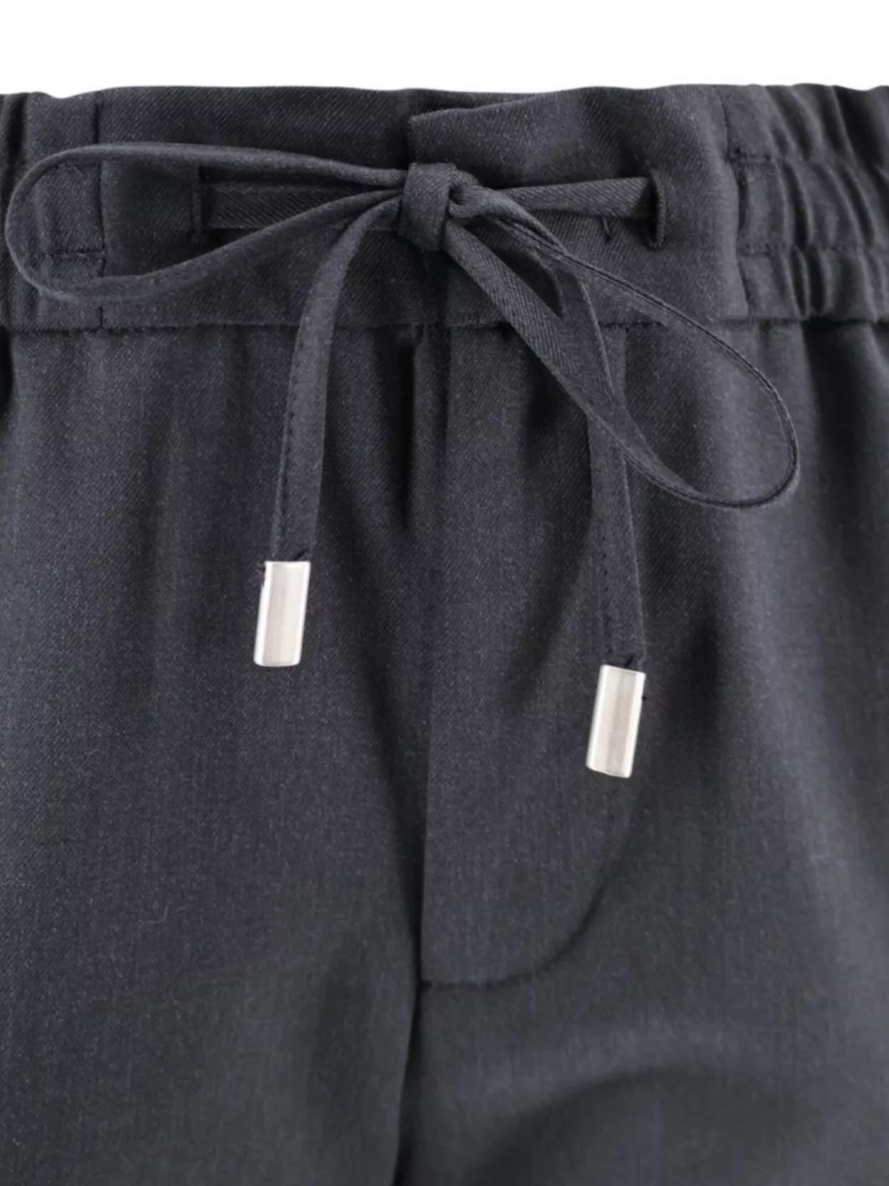 Pt Torino Tailored Wool Blend Straight Leg Trousers