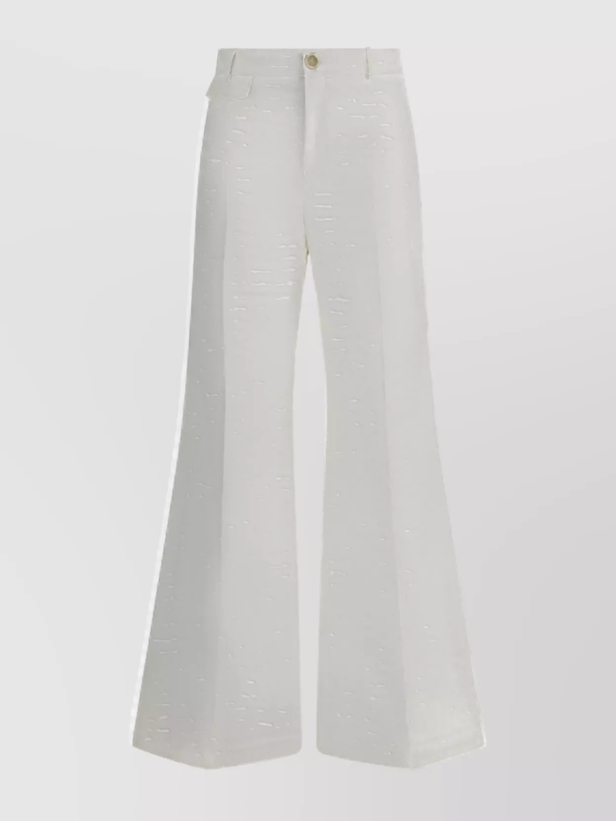 Chloé Wide-leg Flare Pants With Waist Belt Loops