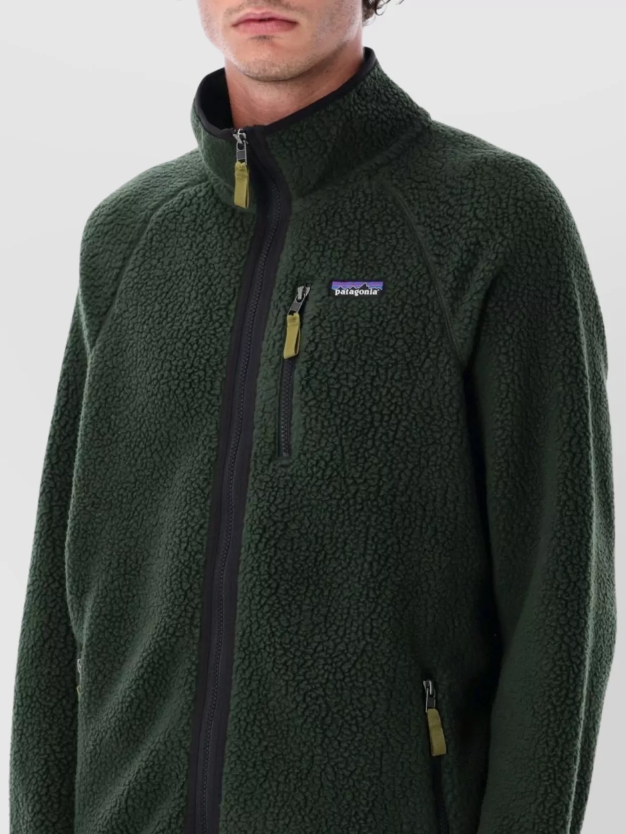 Patagonia Vintage Fleece Jacket Zipped Pockets