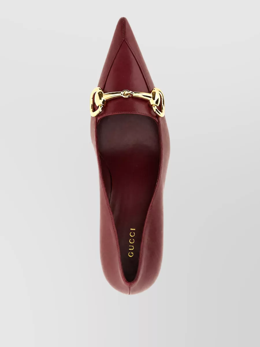 Gucci Leather Boulevard Pumps