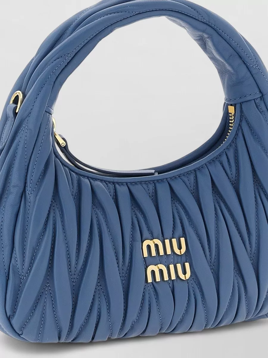 Miu Miu Matelass√Â Wander Nappa Leather Shoulder Bag