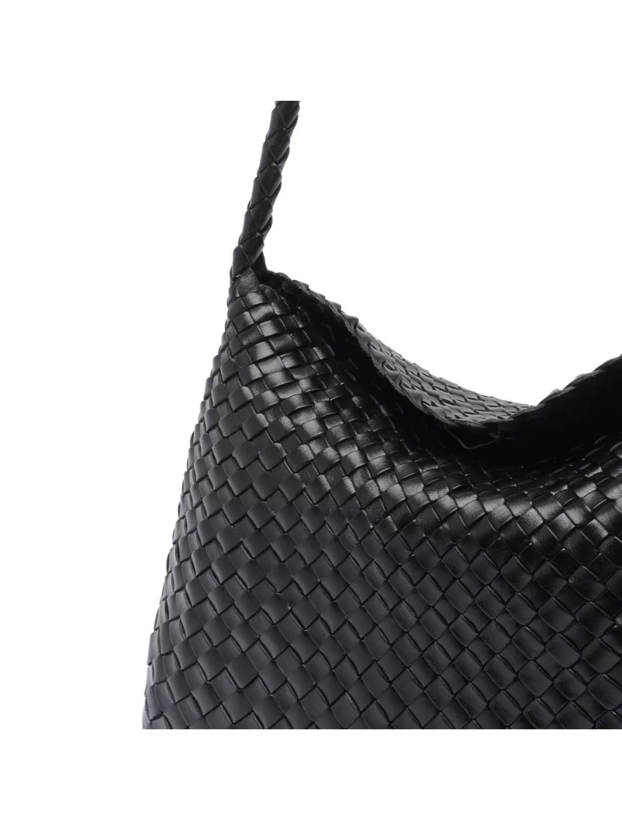 Dragon Diffusion Mini Slouchy Woven Shoulder Bag Handle Strap