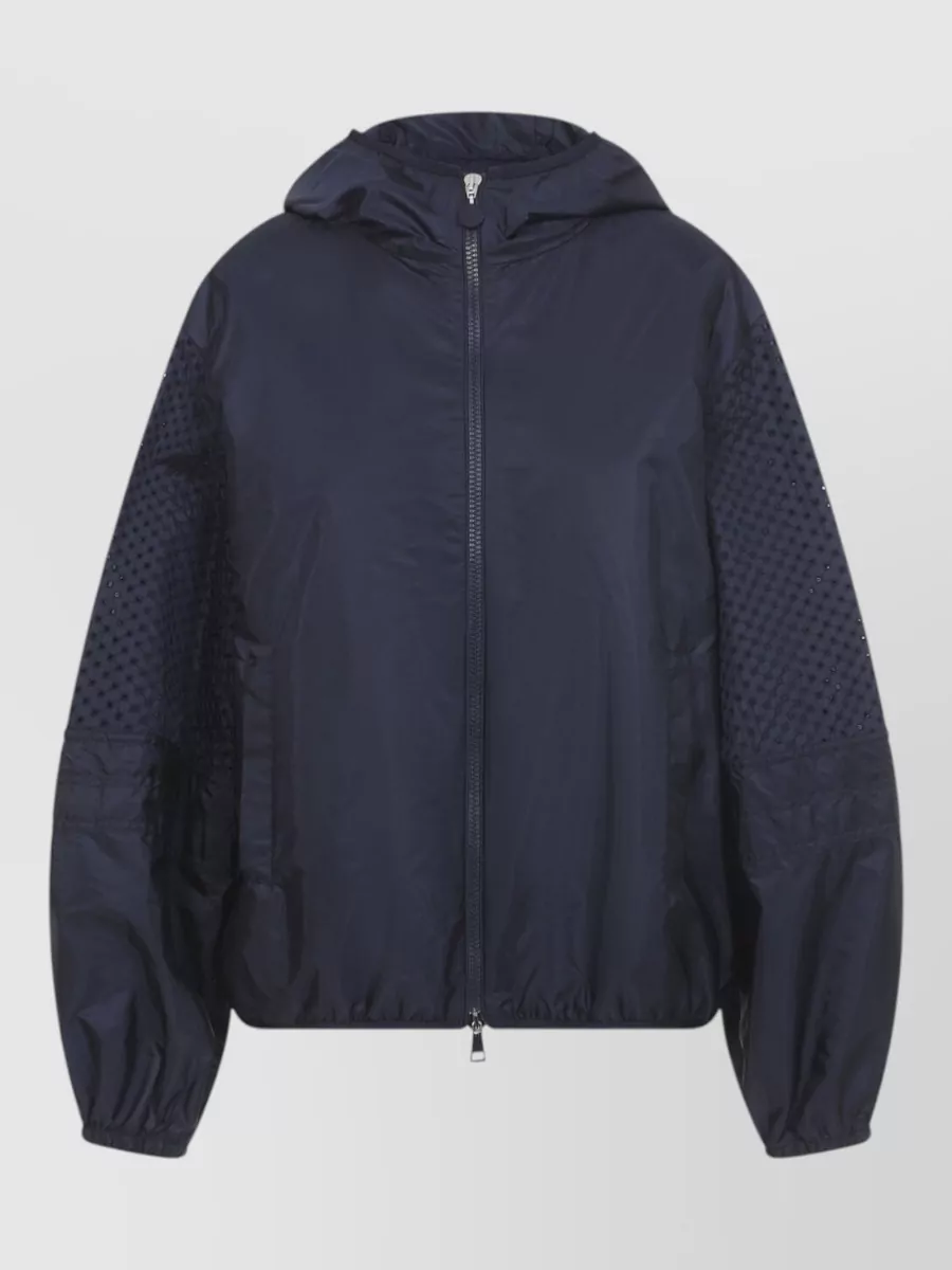 Moncler Nylon Hooded Parka Coat