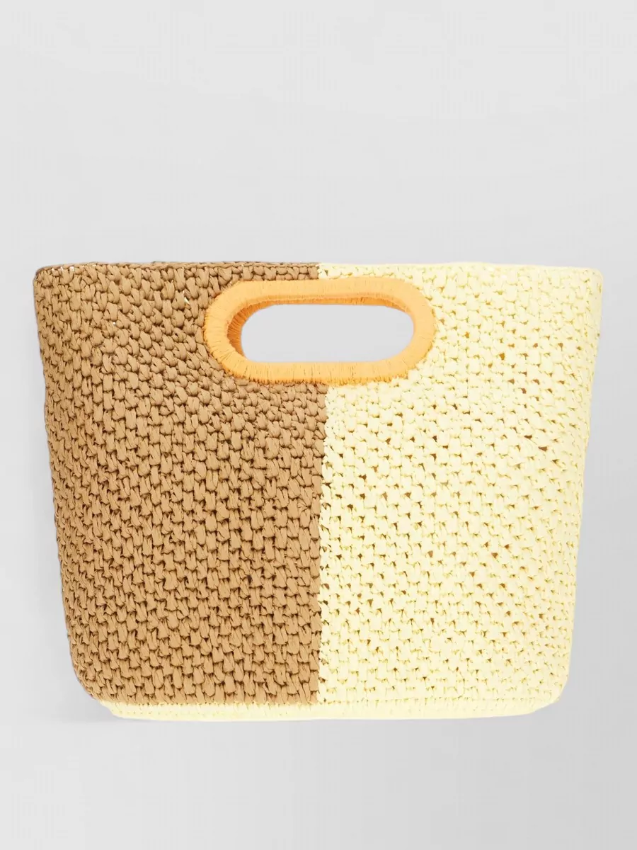 Marni Hand Raffia Tote Bag