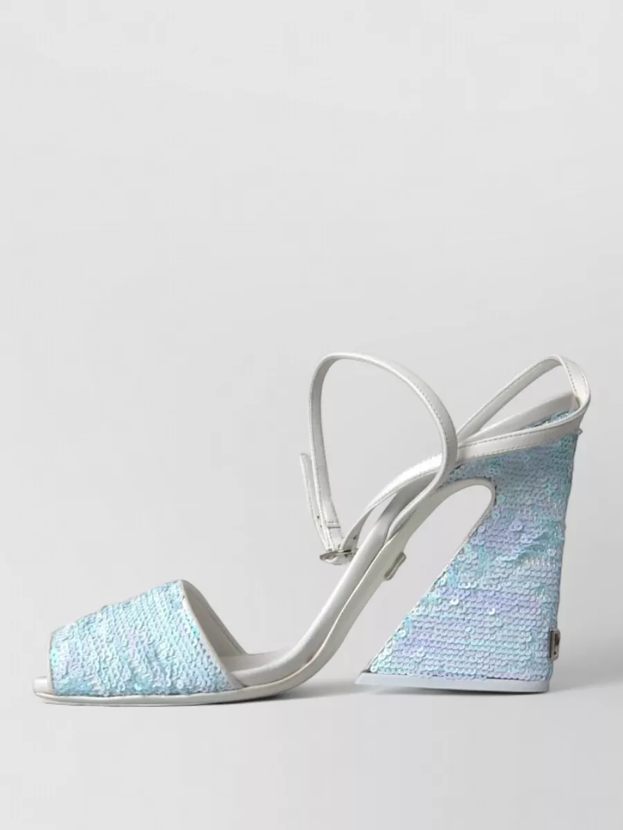 Dolce&Gabbana Sequin Ankle Strap Pumps