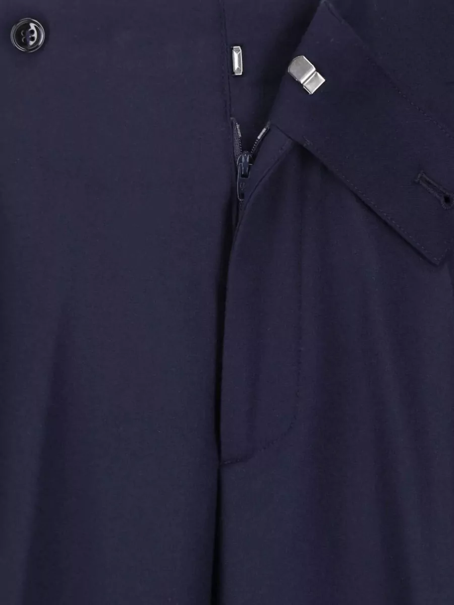 Giorgio Armani Virgin Wool Wide-Leg Trousers
