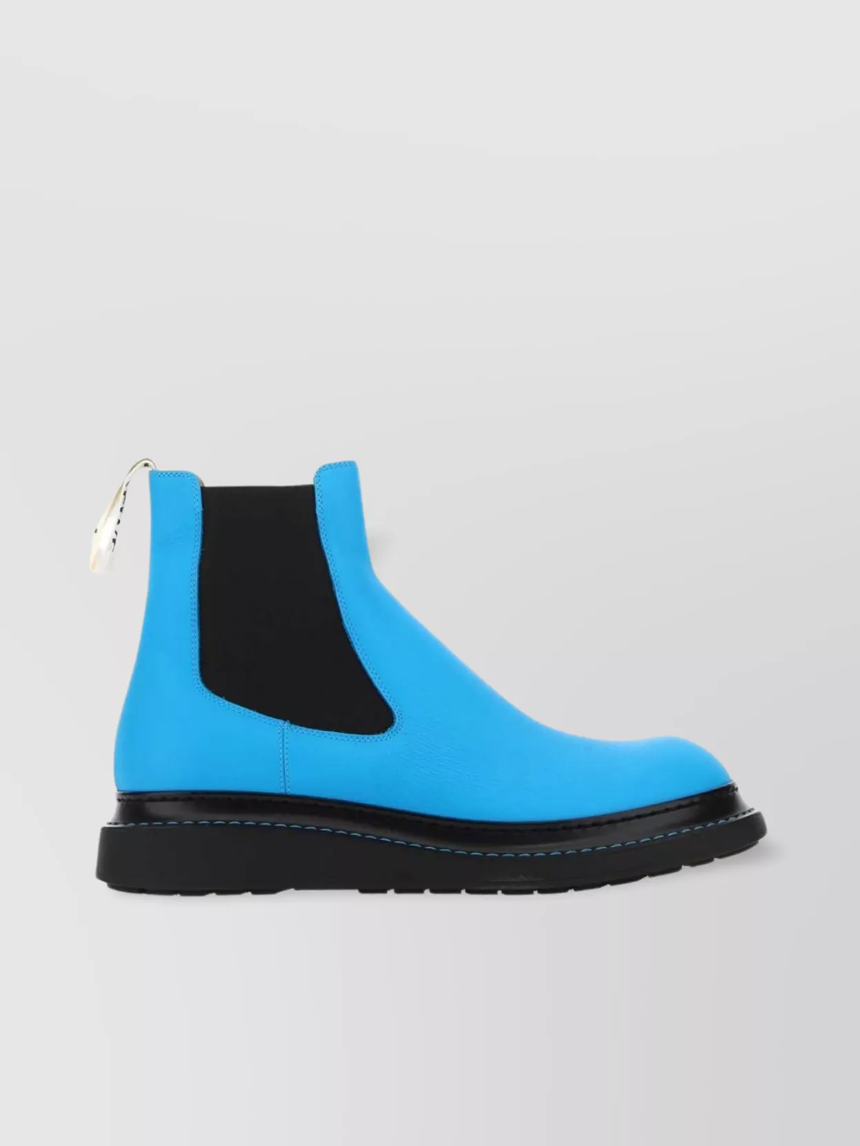 Shop Loewe Light-blue Leather Ankle Boots