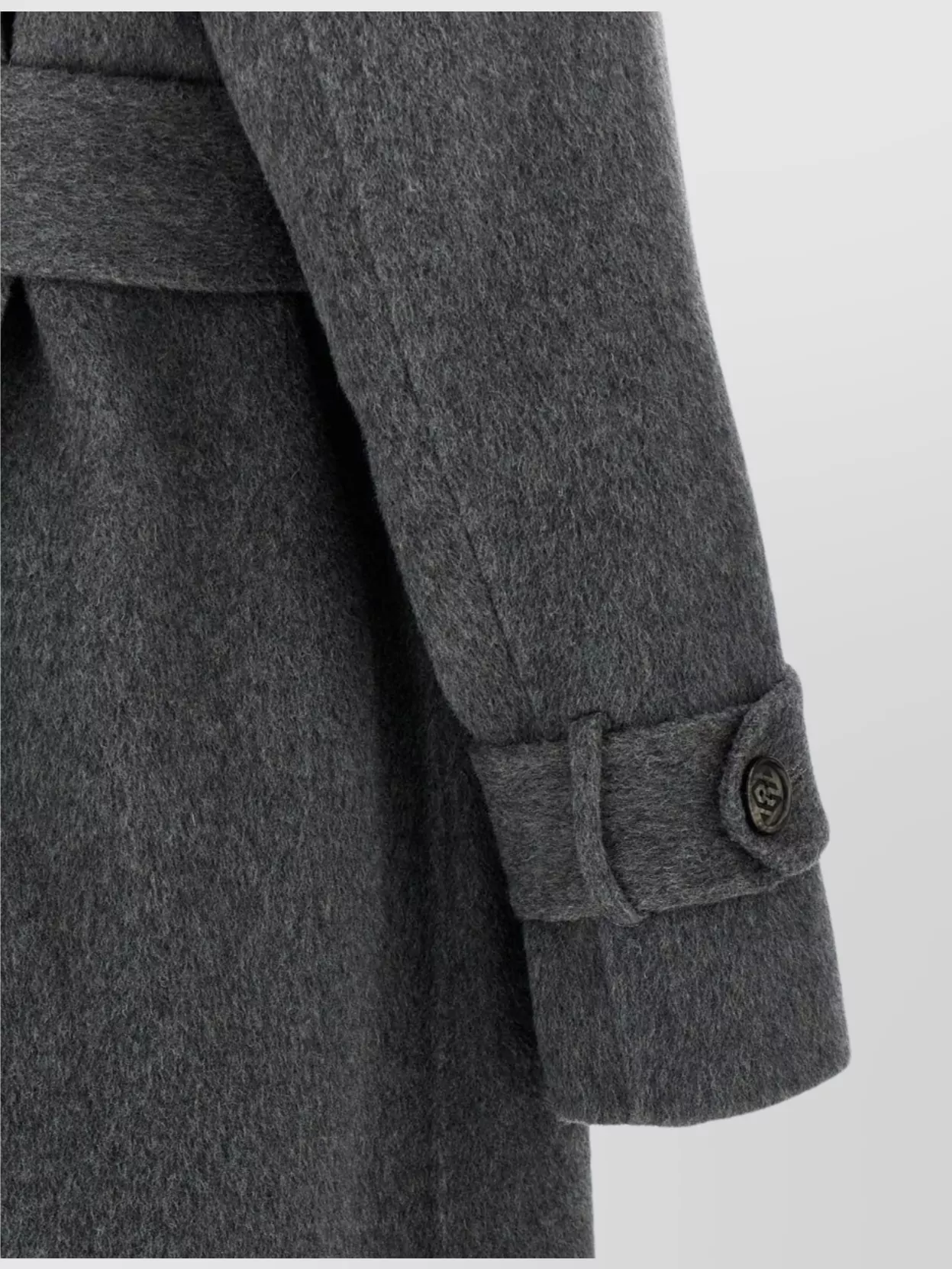 Giuseppe Di Morabito Long Coat With Belted Waist And Double-Breasted Design
