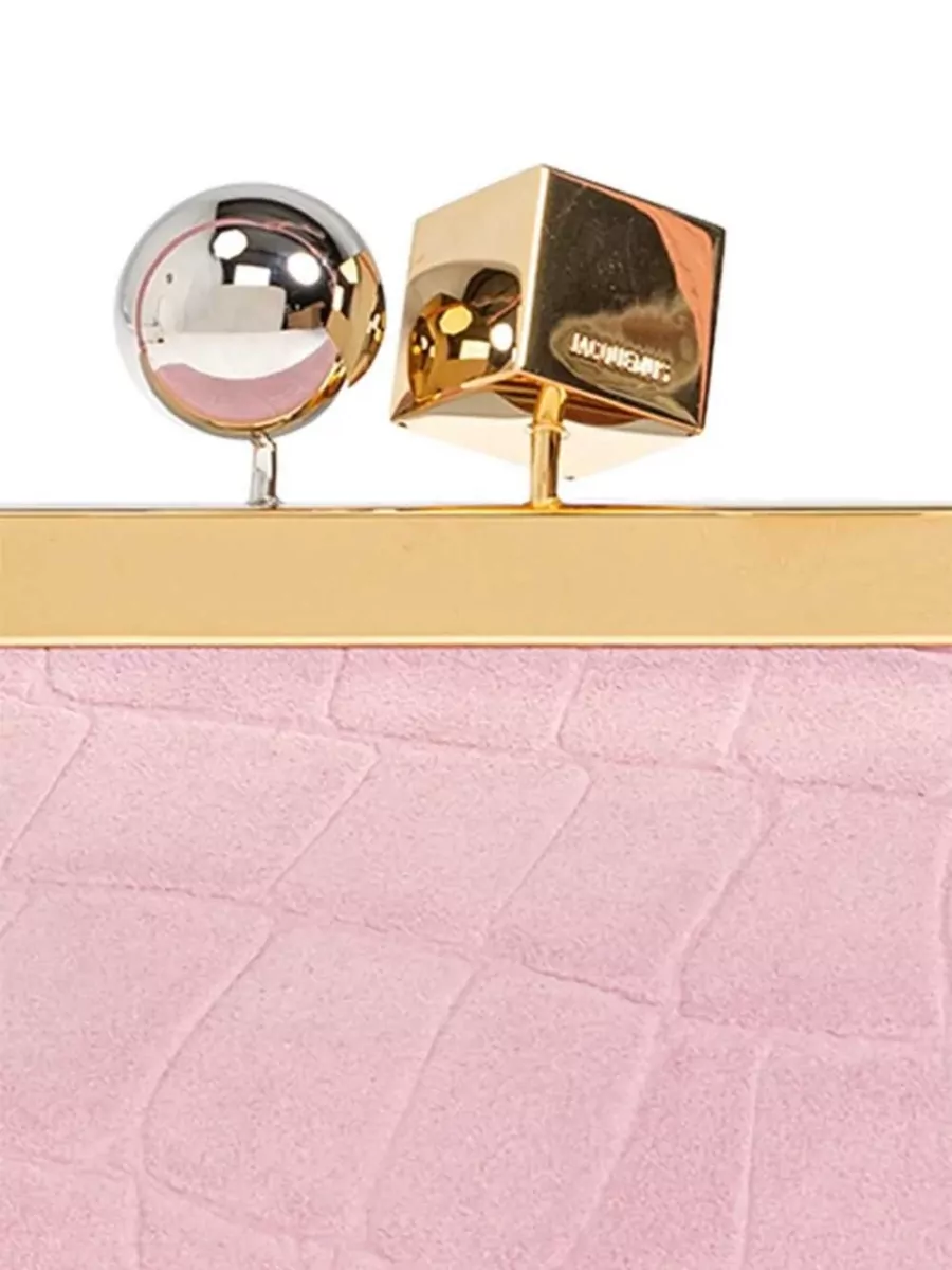 Jacquemus La Pochette Salon Leather Clutch Bag