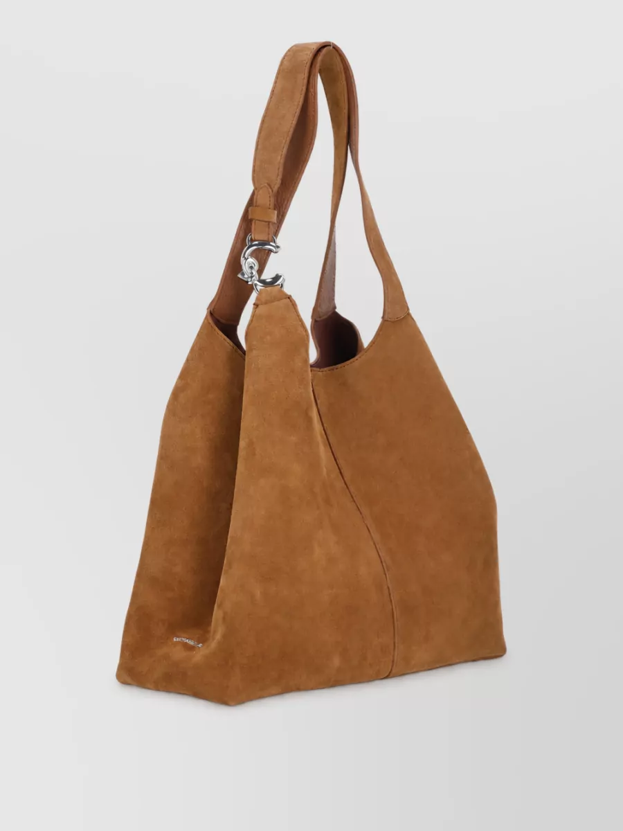 Coccinelle Suede Leather Shoulder Bag