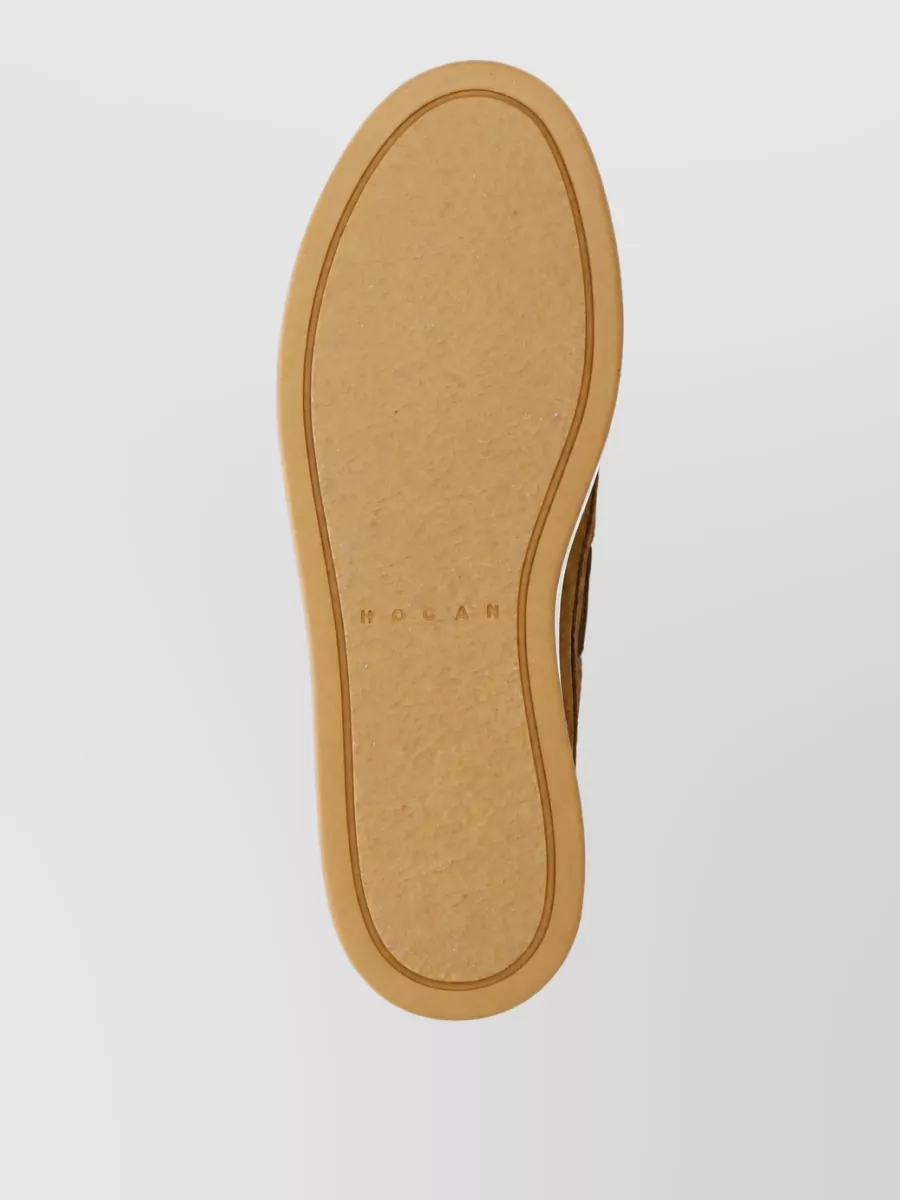 Hogan Leather Boat Shoes