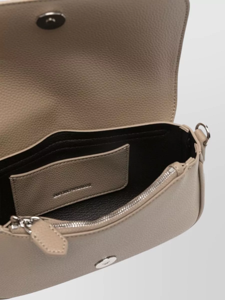 Emporio Armani Shoulder Bag Foldover Top Detachable Strap
