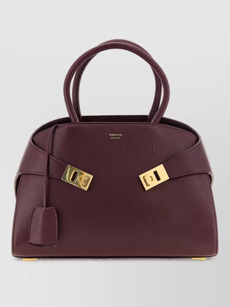 Ferragamo the hug bag medium leather shoulder bag