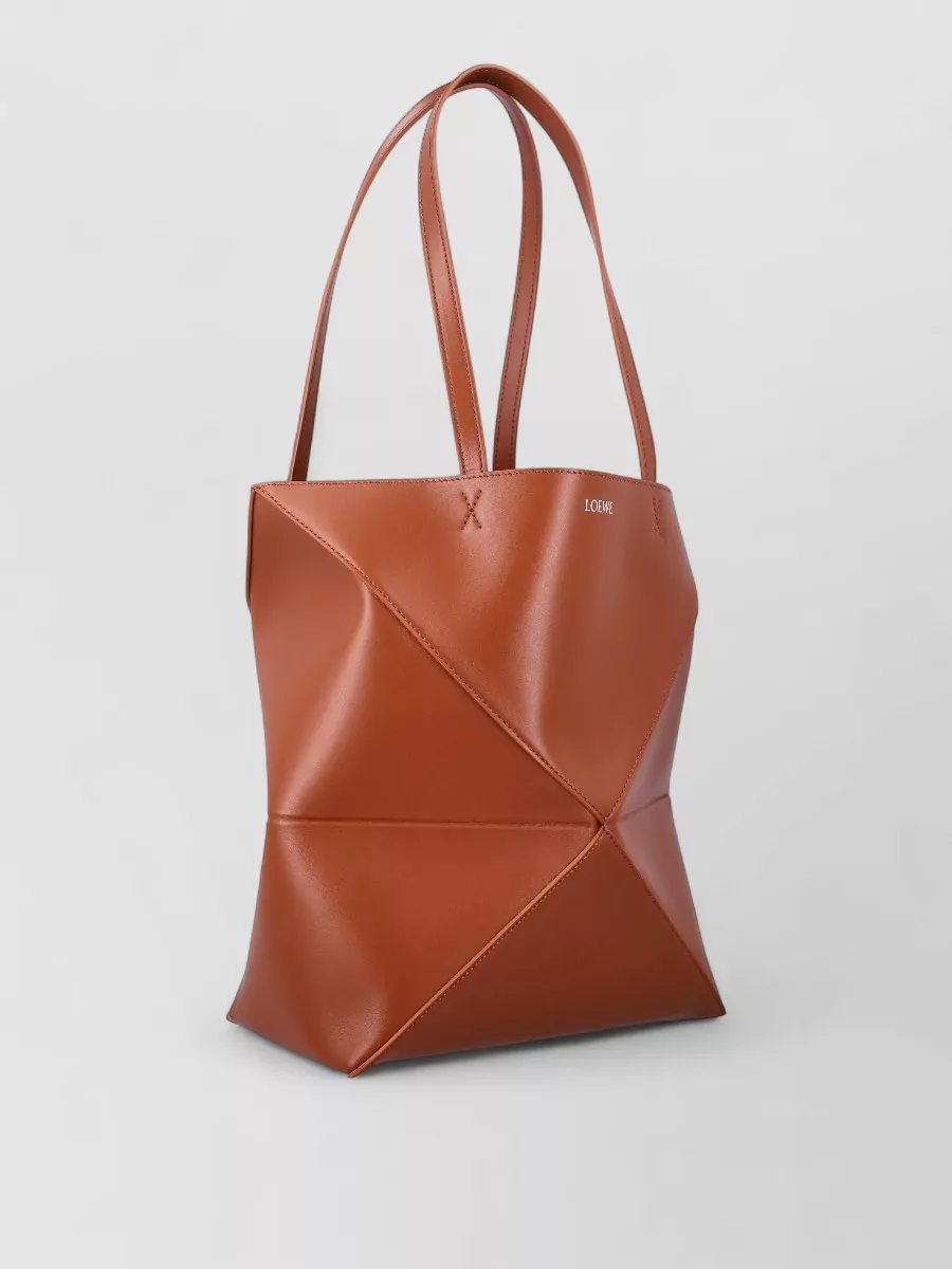Loewe Leather Medium Puzzle Fold Tote Bag
