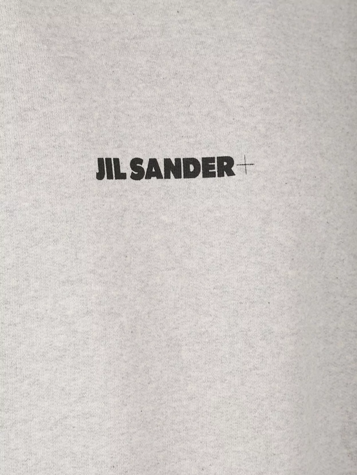 Jil Sander Ribbed Cotton Sweatshirt With Cuffs And Hem In White