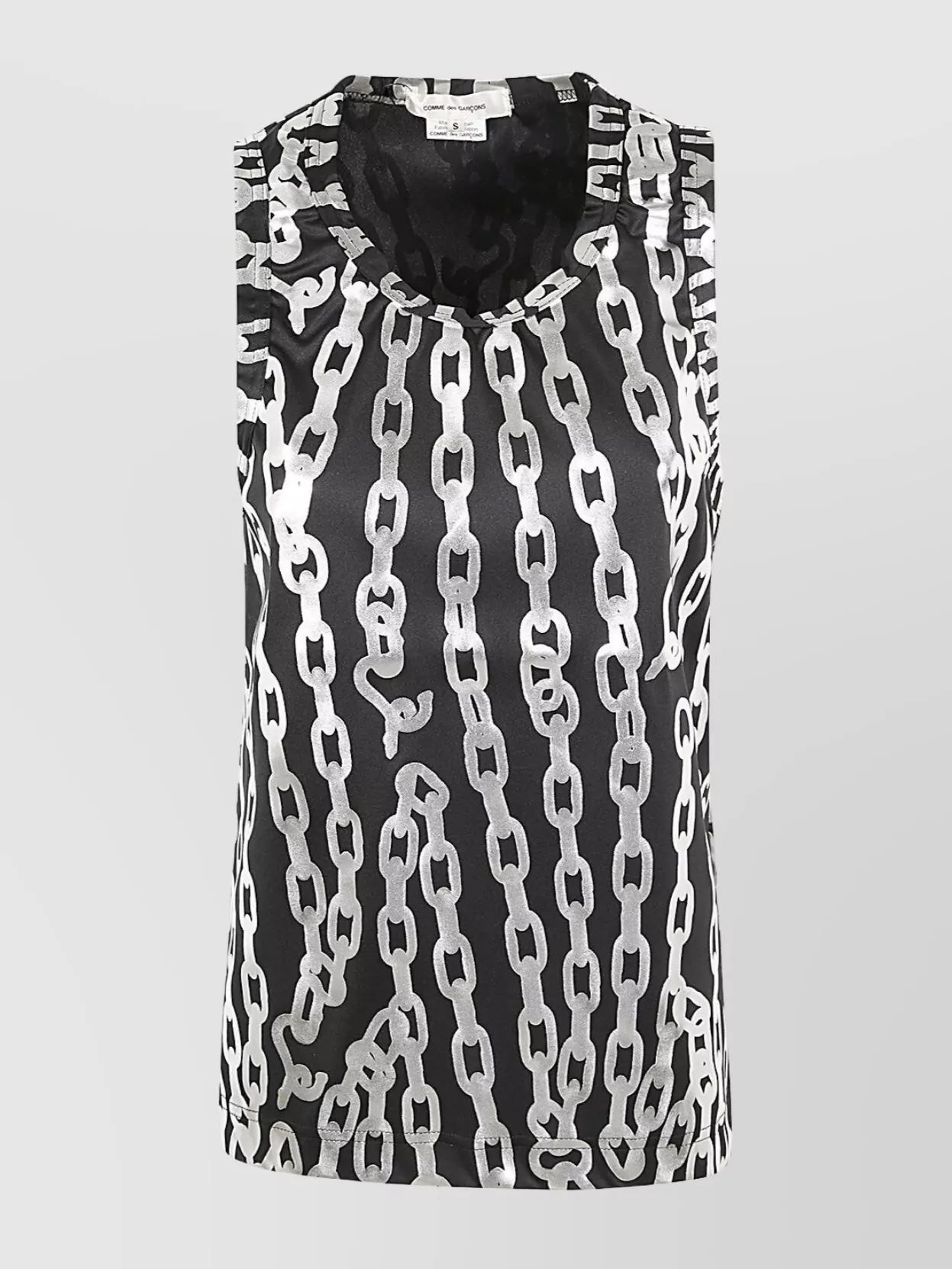 Comme Des Garçons Women's Chain Print Tank Top