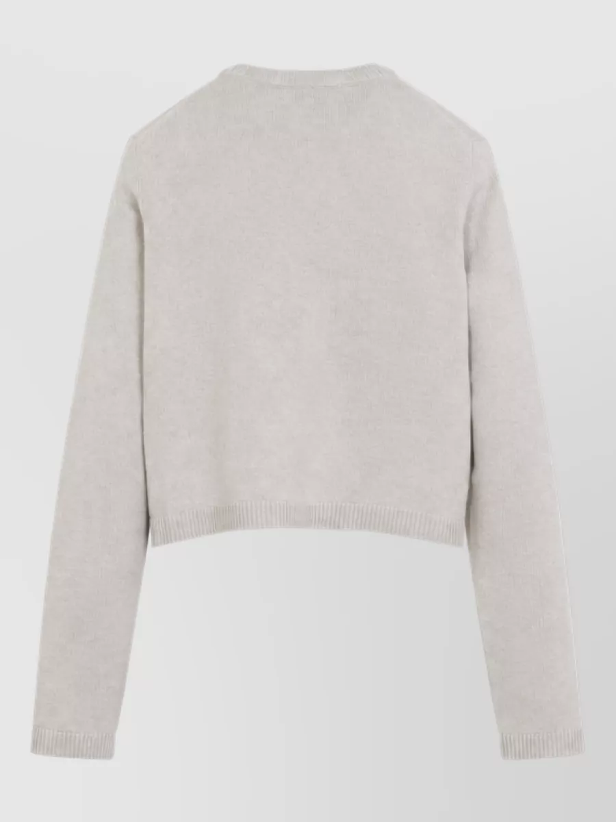 Alaïa Cashmere Highneck Cropped Jumper