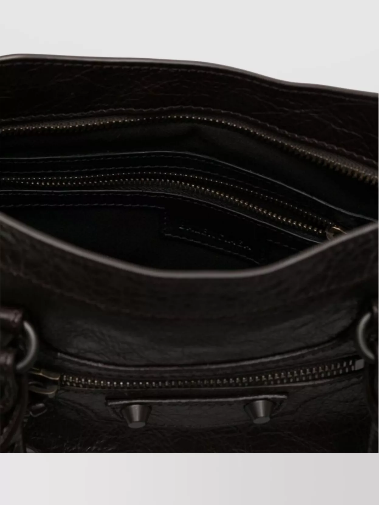Balenciaga Small Leather Handbag For The City