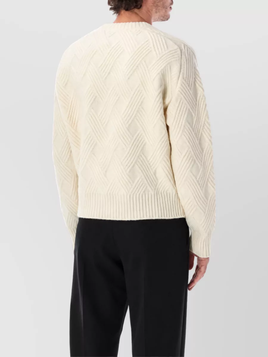 Lanvin Leather Crewneck Jumper
