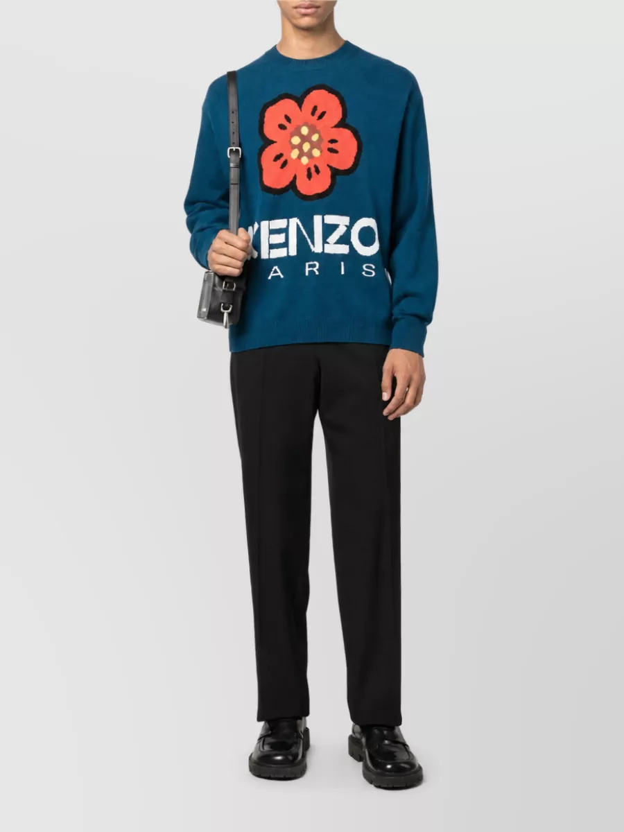 Kenzo Embroidered Wool Jumper