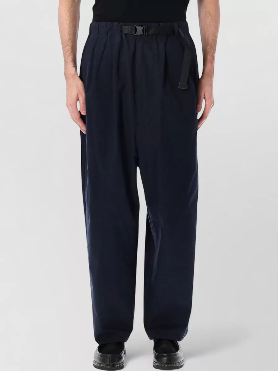 Comme Des Garçons Homme cotton wide-leg relaxed-fit trousers
