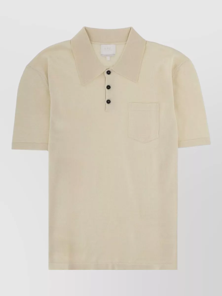 A.p.c. Cotton Polo Shirt