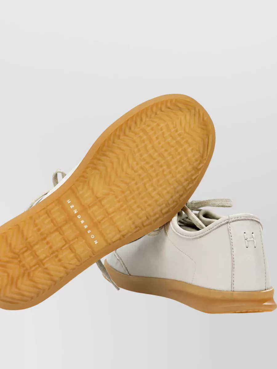Henderson Baracco Leather Low-Top Sneakers