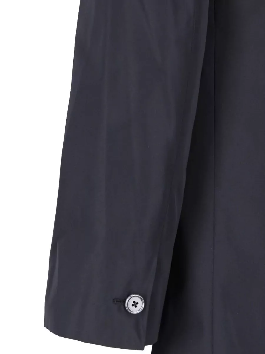 Jil Sander Silk Single Breasted Coat