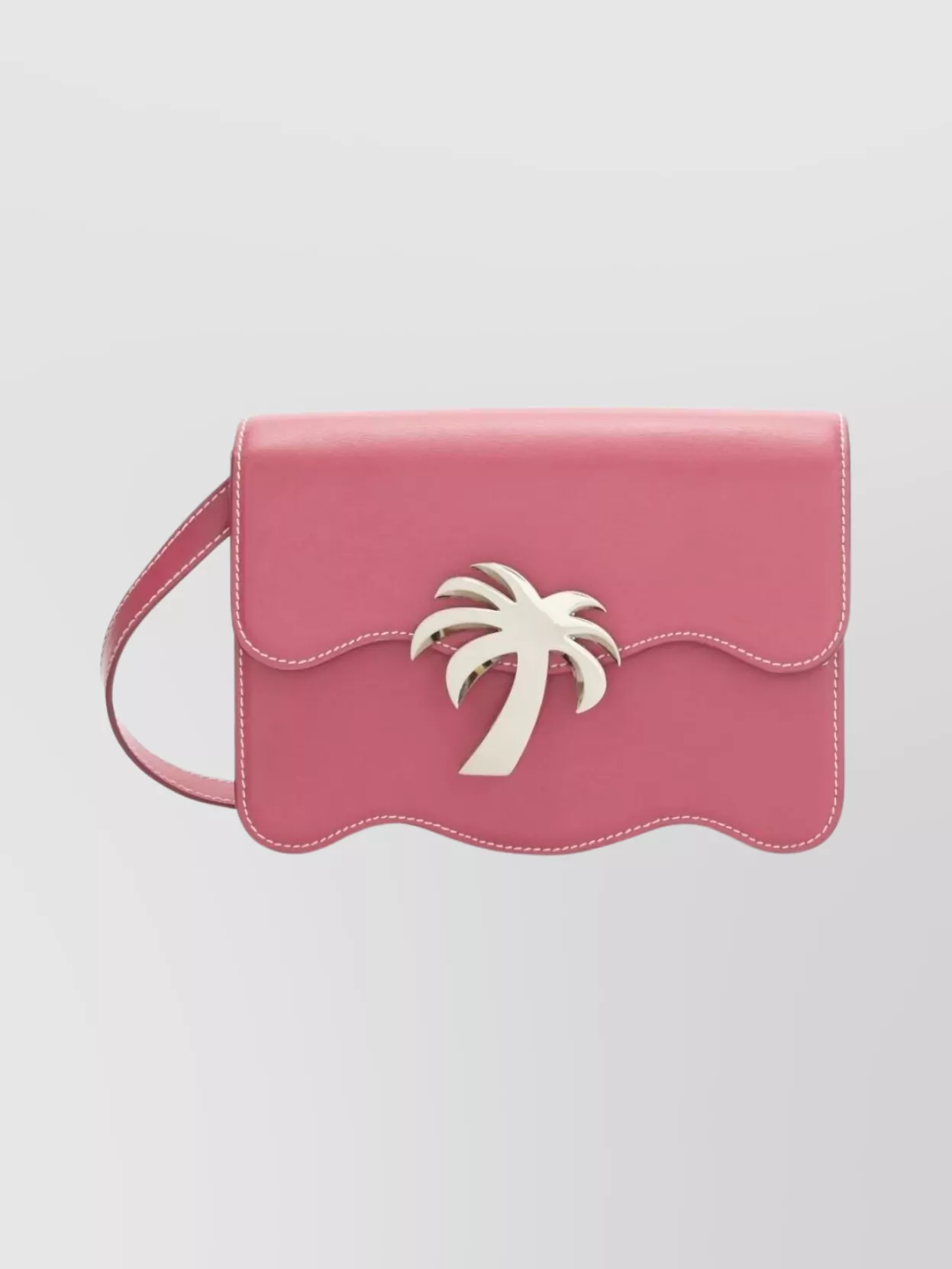 Palm Angels Cross-body Bag With Adjustable Strap And Motif In Pink