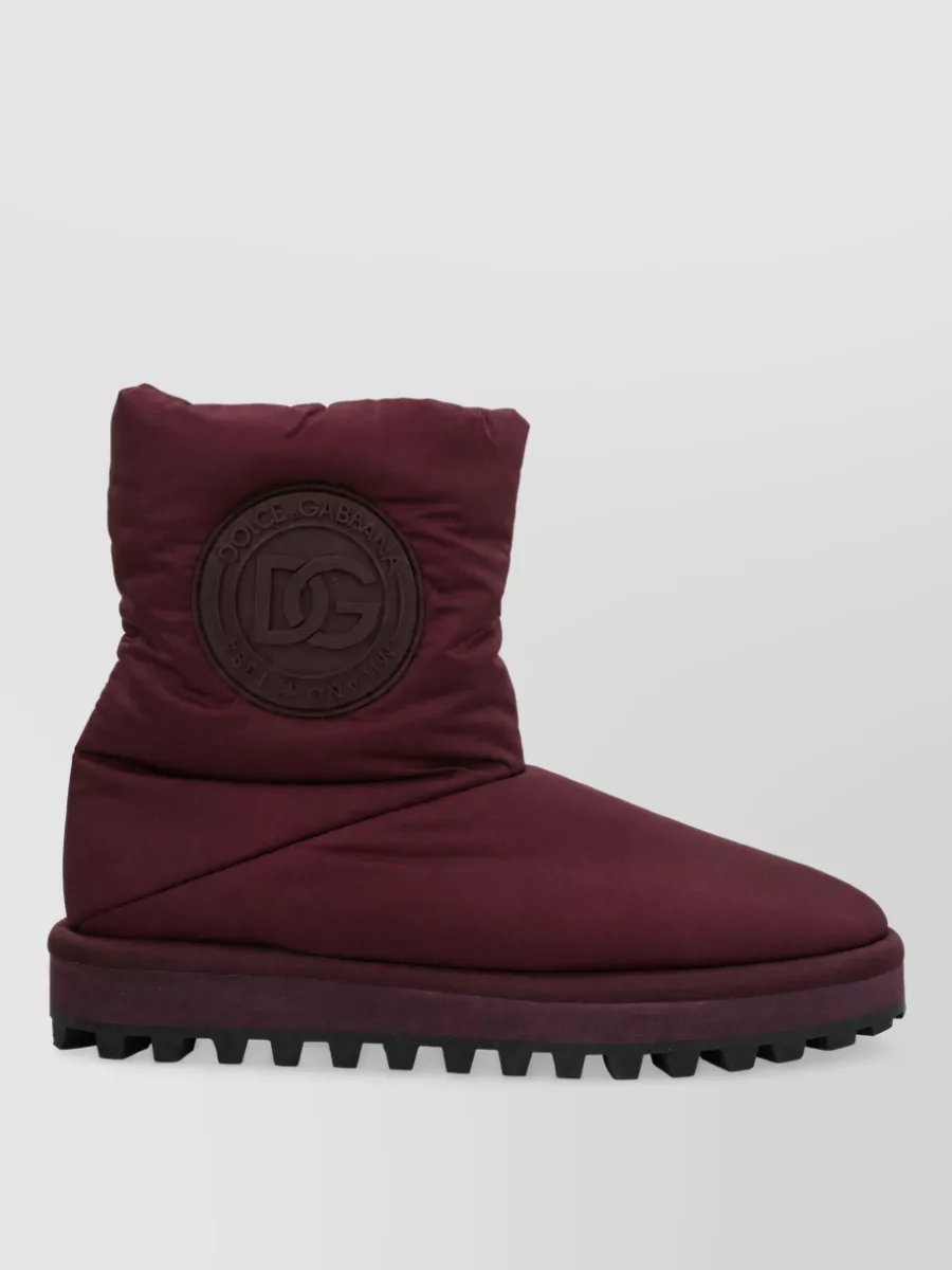 Dolce&Gabbana Quilted Nylon Padded Snow Boots